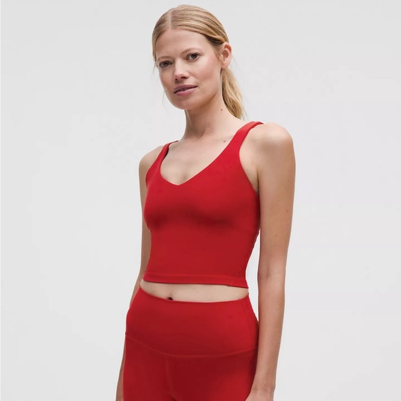 Lululemon Align Tank Top NWT Dark Red - Picture 1 of 8